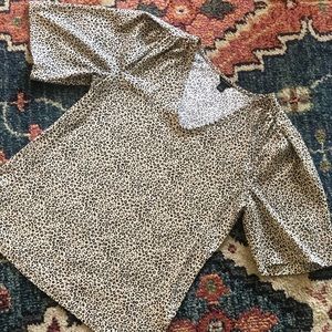 Ann Taylor blouse. Cheetah print.